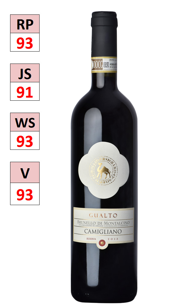 červené toskánske víno Camigliano Gualto Brunello di Montalcino Riserva