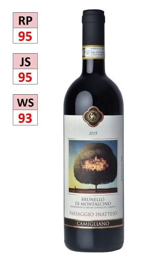 červené toskánske víno Camigliano Paesaggio Inatteso Brunello di Montalcino