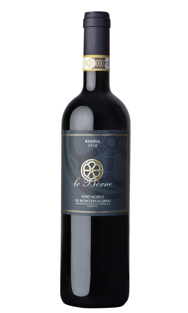 červené toskánske víno Le Berne Vino Nobile di Montepulciano Riserva